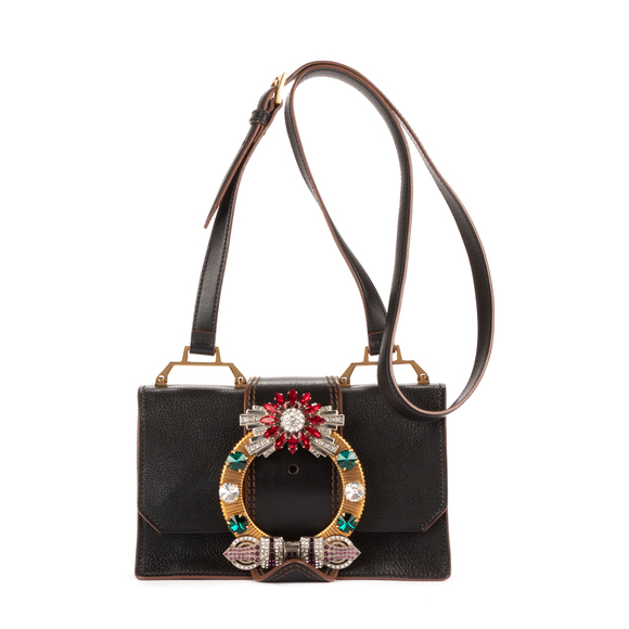 Miu Miu Madras Lady Buckle Flap - Picture 1 of 10